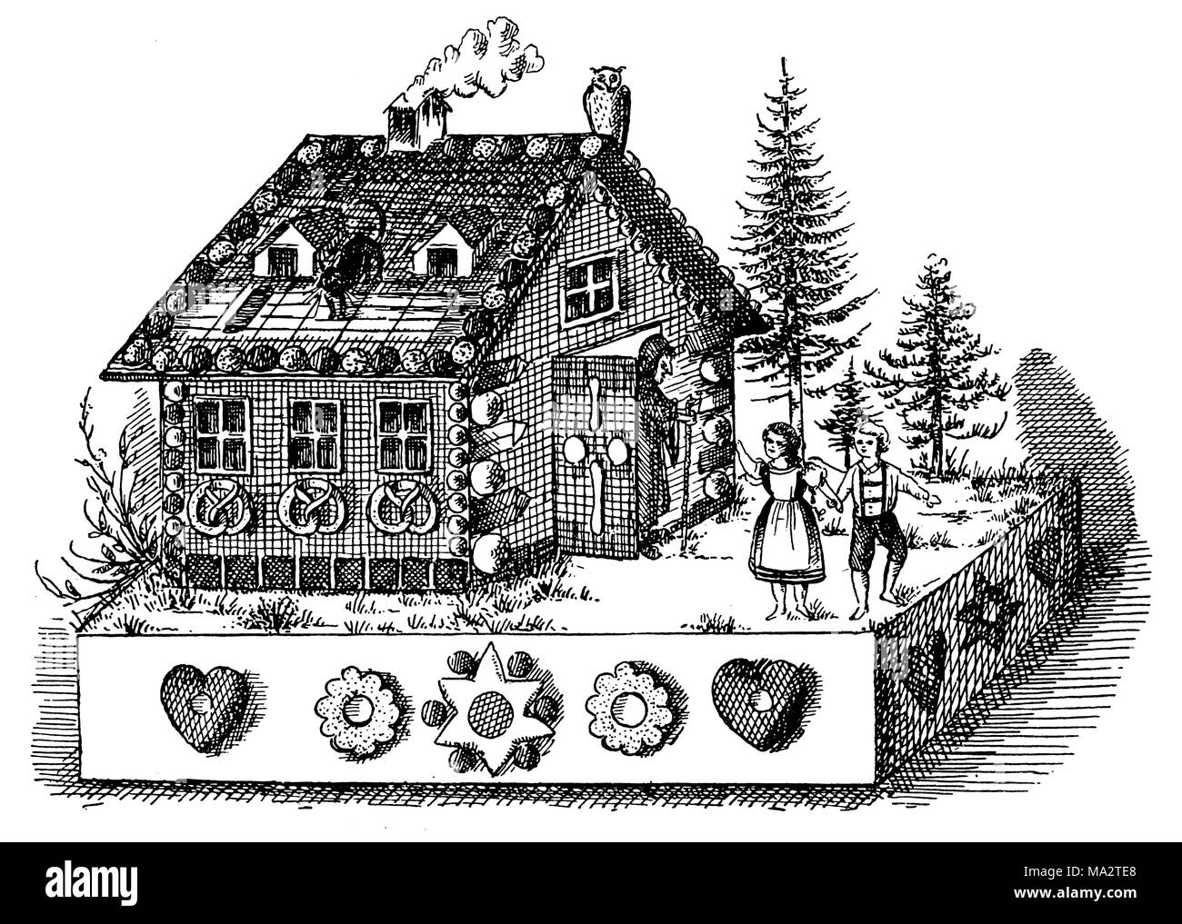 Gingerbread House Banque D'Images