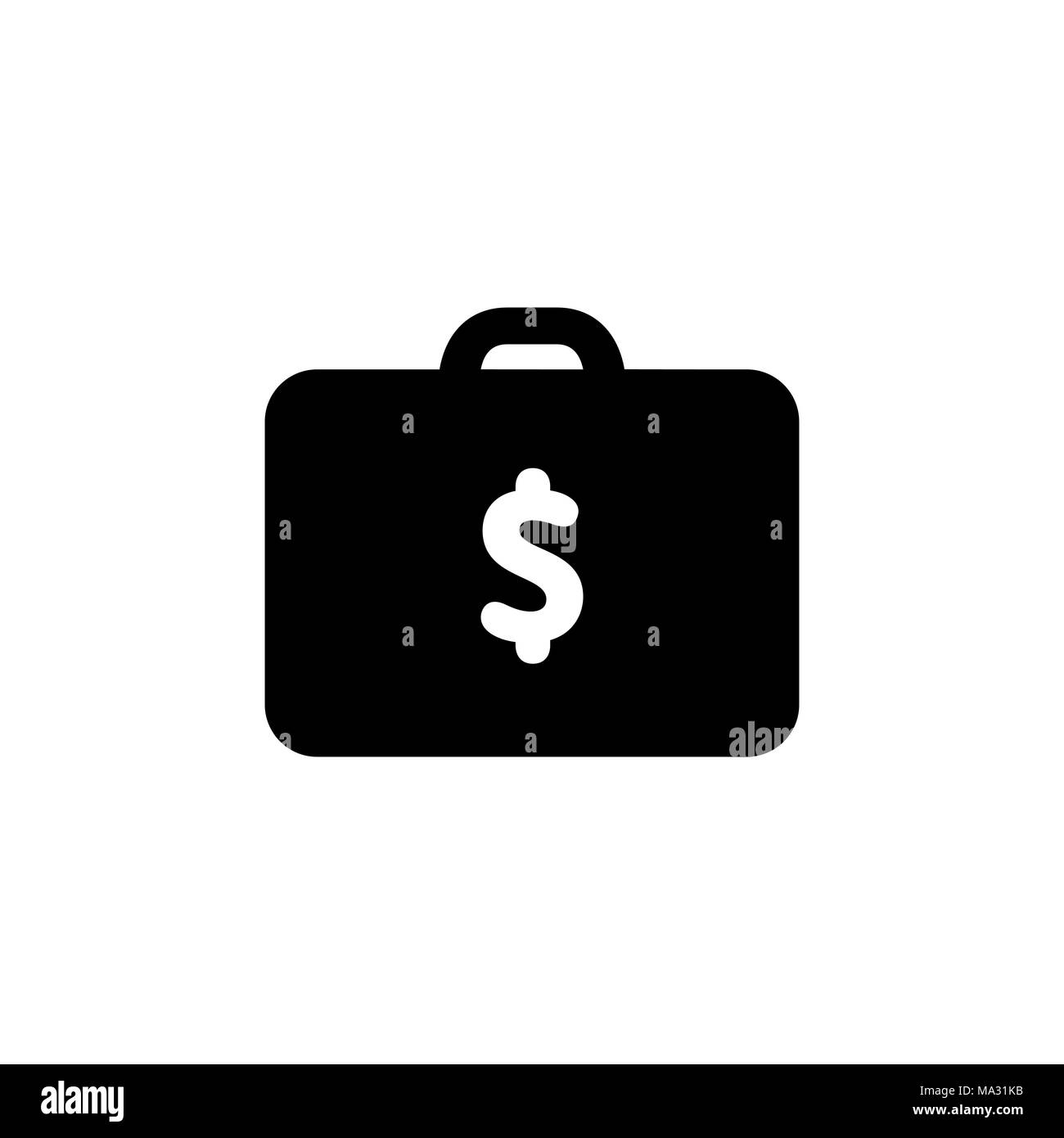 Cas d'argent télévision icône simple style vector illustration. Illustration de Vecteur