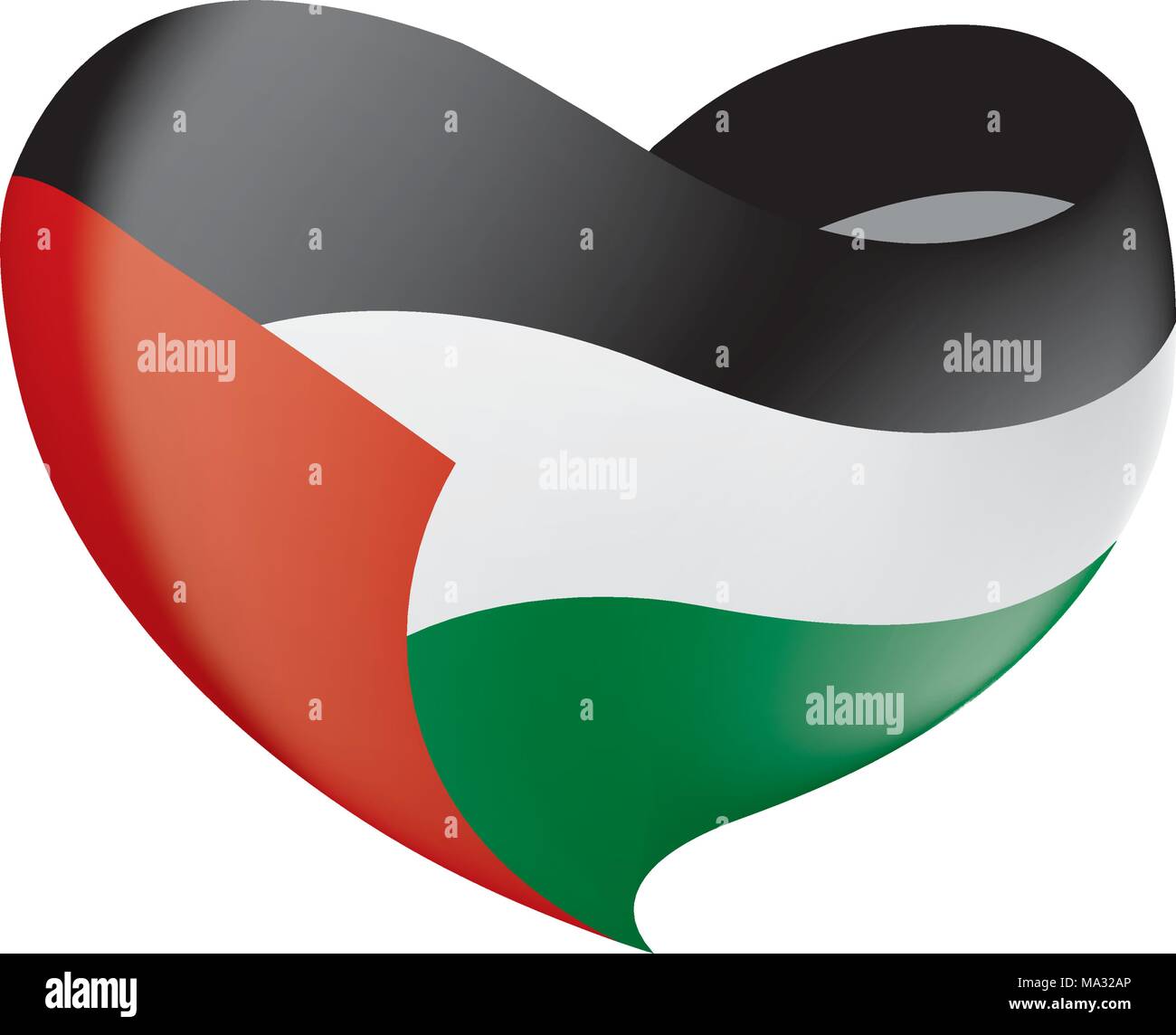 Broche Palestine En Forme De Cœur - Drapeau Palestinien, Métal, Lot De 12, Accessoire Vêtements Et Sacs
