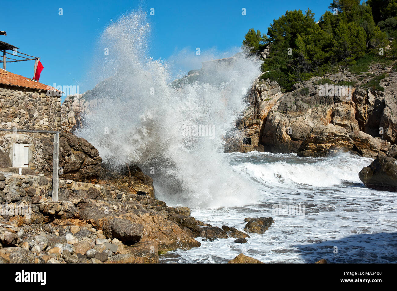 Sturm auf Mallorca Banque D'Images