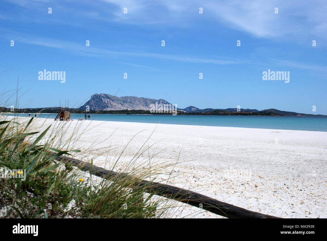 La plage de la Cinta, San Teodoro, Sardaigne, Italie Banque D'Images