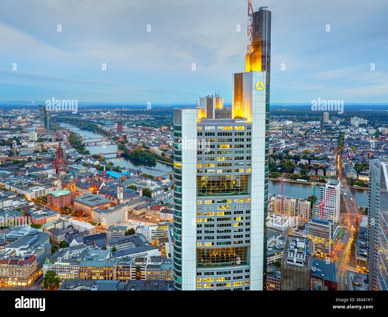 Commerzbank, Frankfurt am Main, Allemagne Banque D'Images