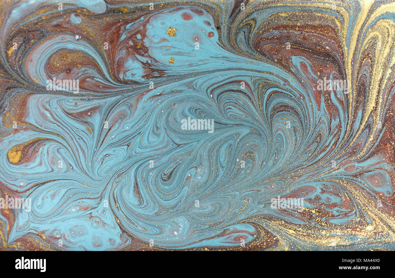 En résumé fond acrylique. Nature art texture marbrée Banque D'Images