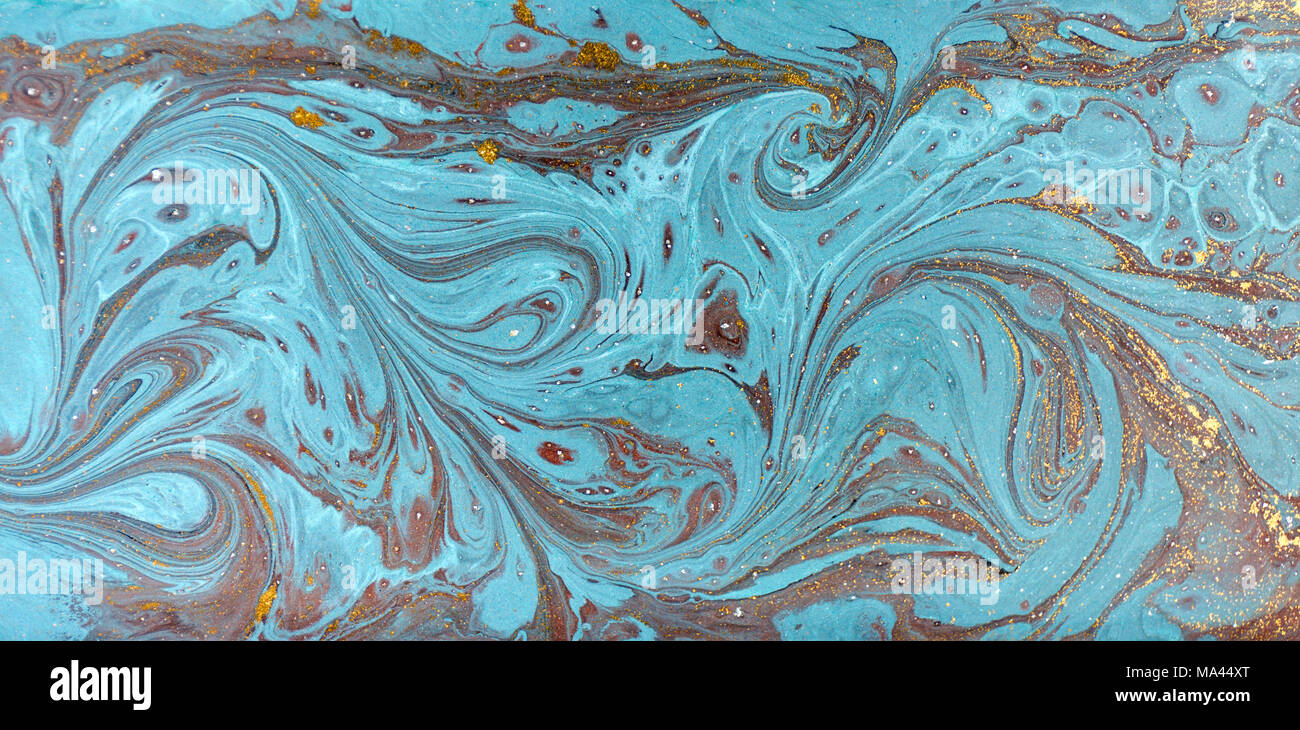 En résumé fond acrylique. Nature art texture marbrée Banque D'Images