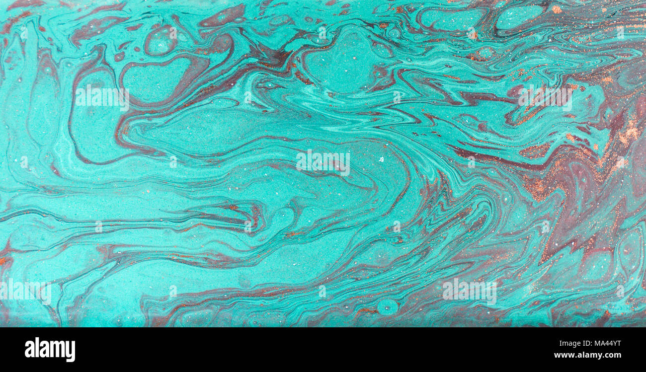 En résumé fond acrylique. Nature art texture marbrée Banque D'Images