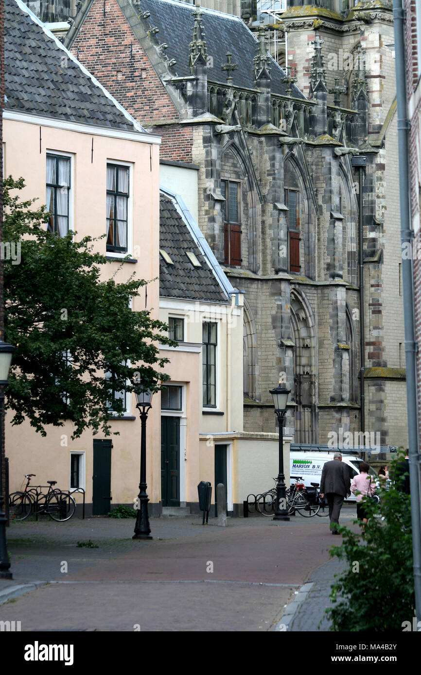 Pays-bas, Utrecht,juin 2016 : achter de Dom dans le centre de la ville Banque D'Images