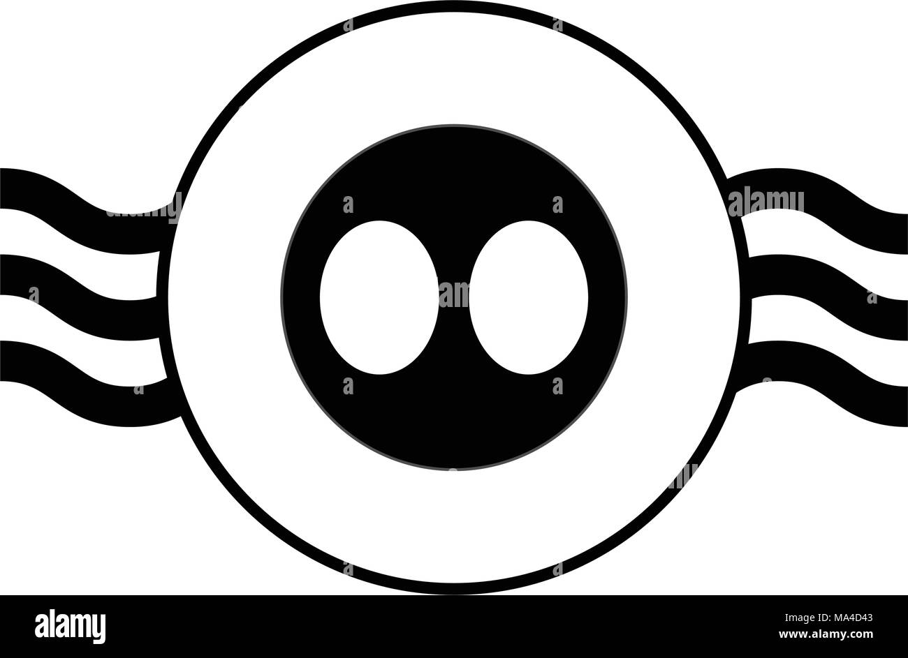 Icône gareautrain isolés Illustration de Vecteur