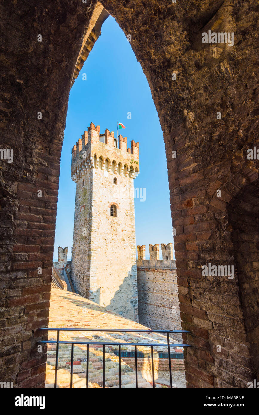 Sirmione, Brescia province,Lombardie,Italie Banque D'Images