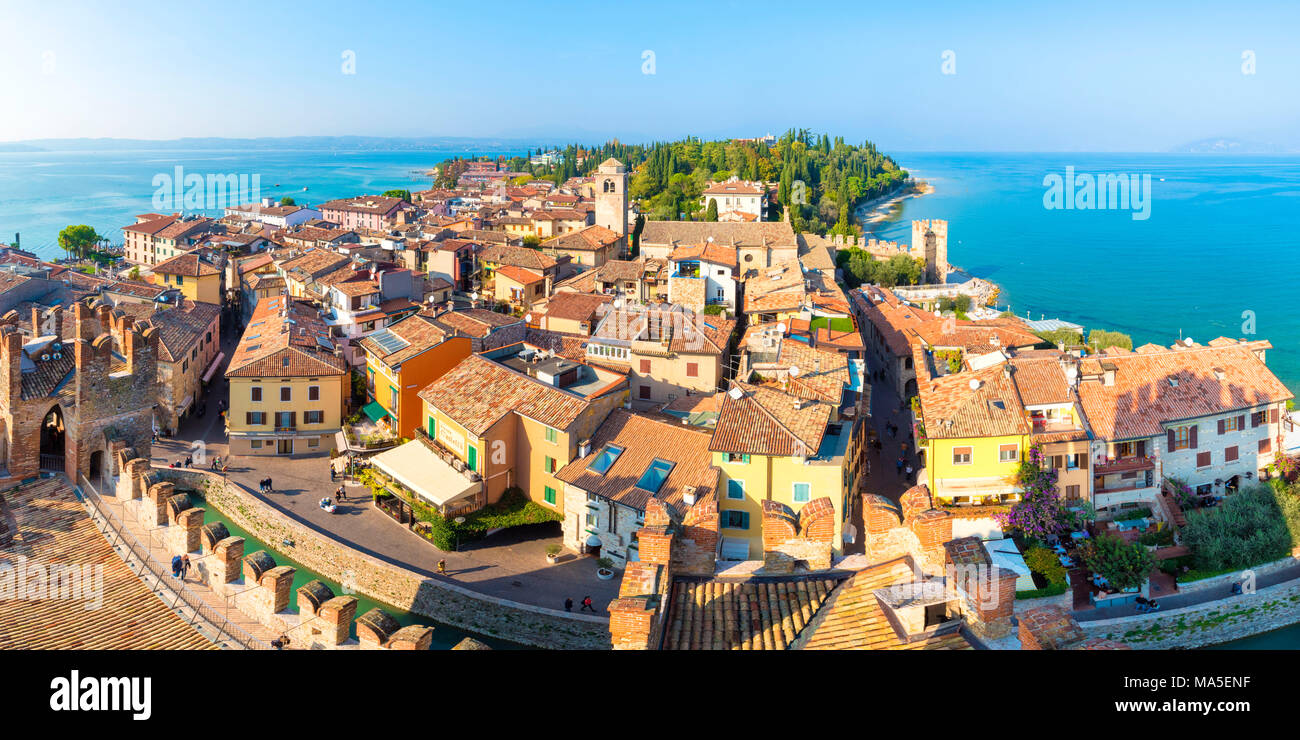 Sirmione, Brescia province,Lombardie,Italie Banque D'Images
