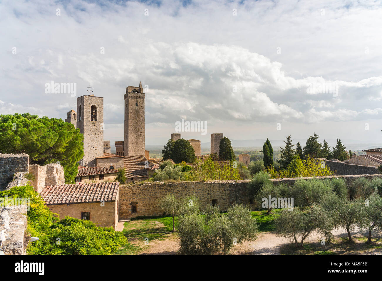 San Gimignano, province de Sienne, Toscane, Italie, Europe Banque D'Images