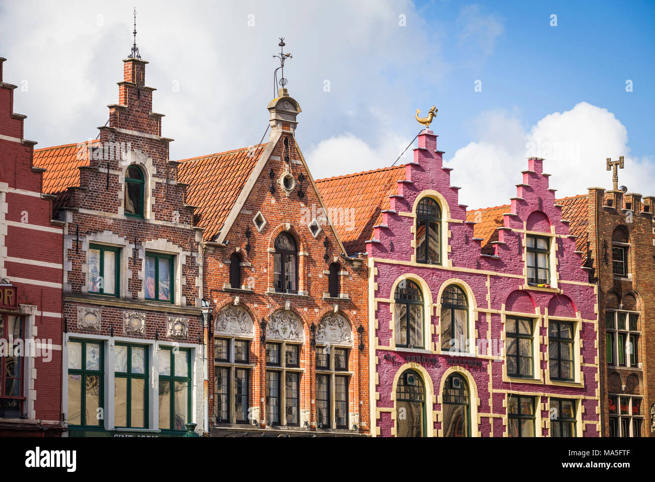 La vieille ville de Gand, Belgique. Banque D'Images