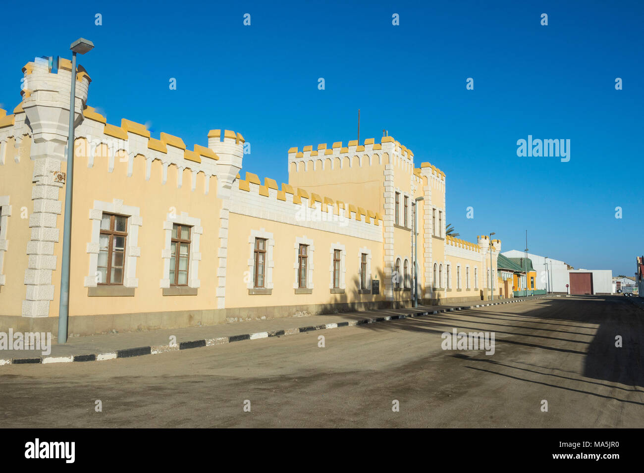 Vieux fort allemand, Swakopmund, Namibie Banque D'Images