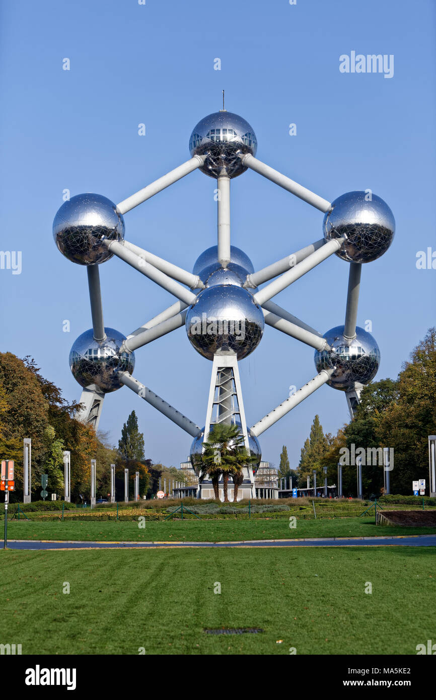 Bruxelles, Belgique. L'Atomium. Banque D'Images