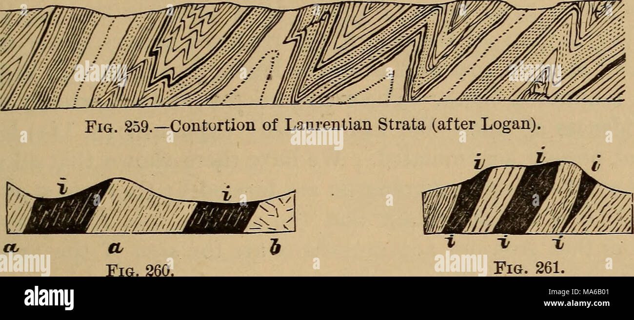 . Éléments de géologie : un texte-livre pour les collèges et pour le lecteur Banque D'Images