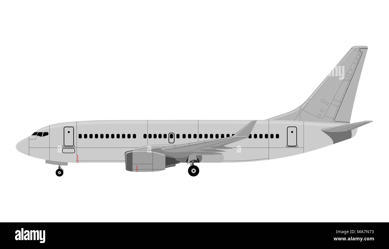 Avion. Vector illustration. Illustration de Vecteur