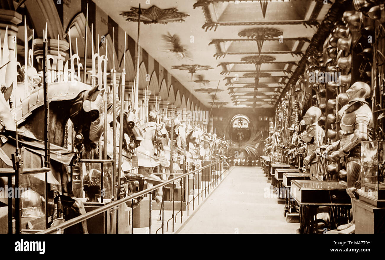 Manège de chevaux,Tour de Londres, l'ère victorienne Banque D'Images