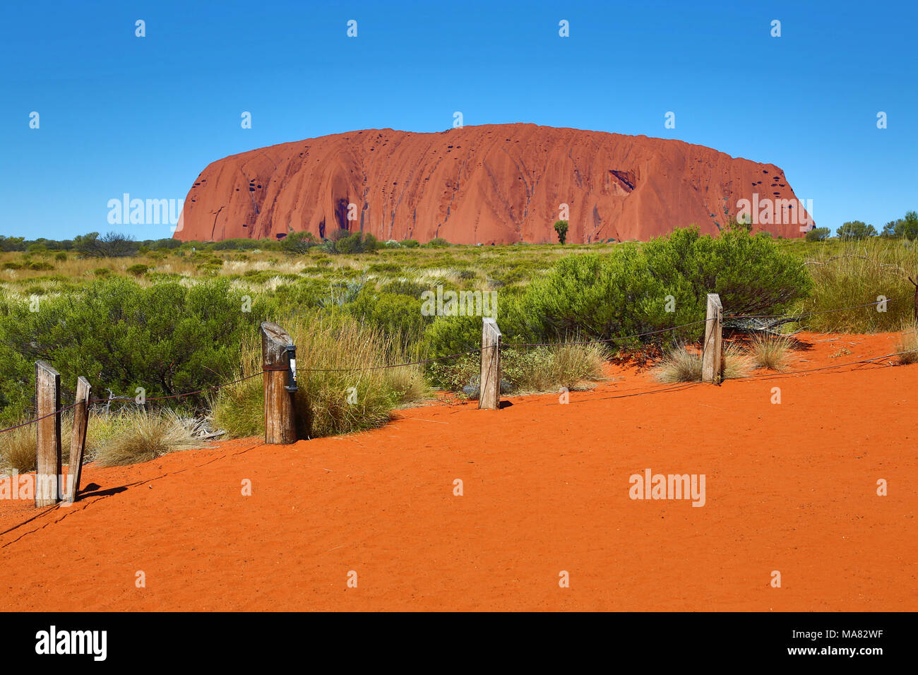 Uluru, Ayers Rock, Parc National d'Uluru-Kata Tjuta, Territoire du Nord, Australie Banque D'Images