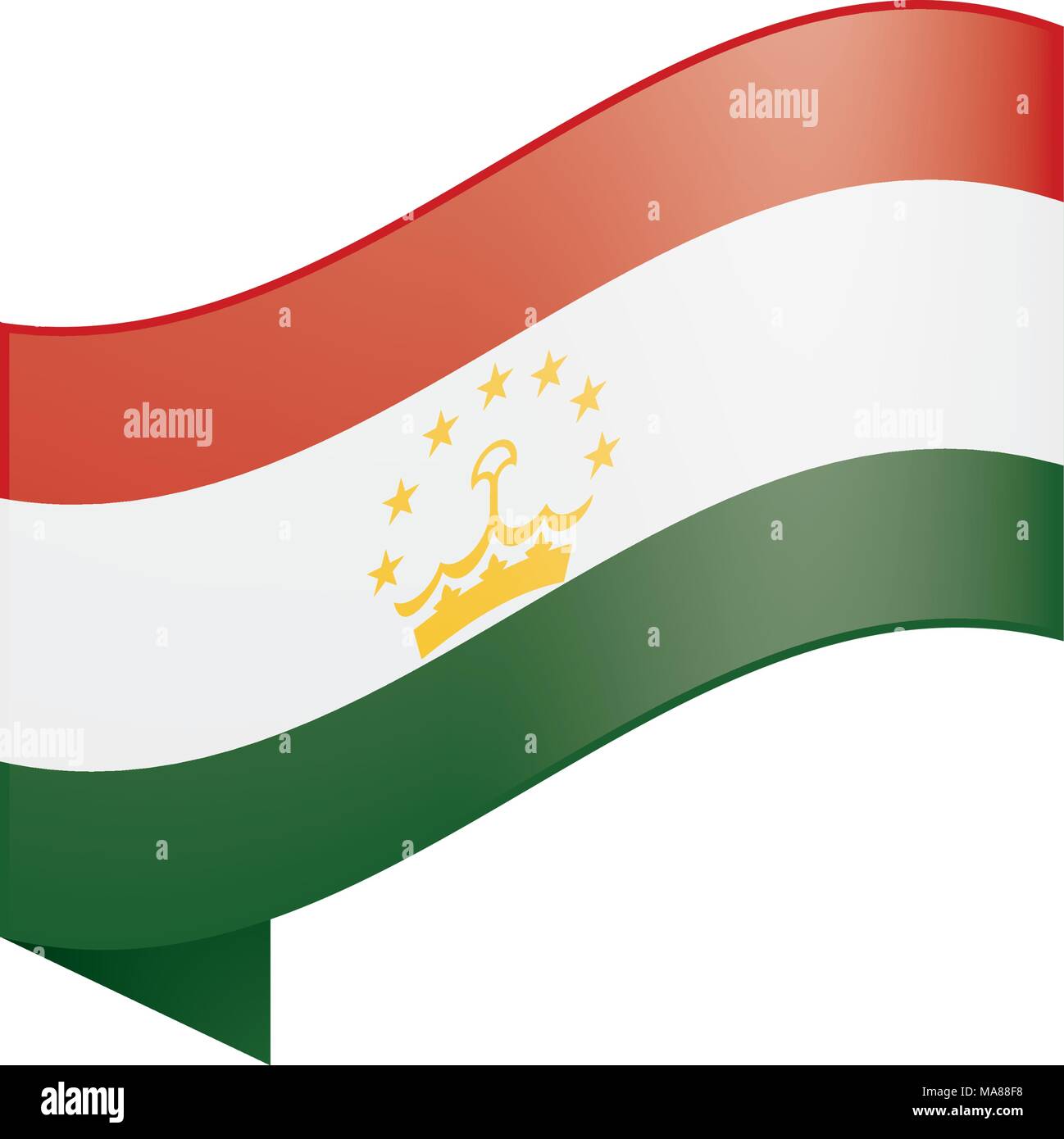 le tadjikistan drapeau