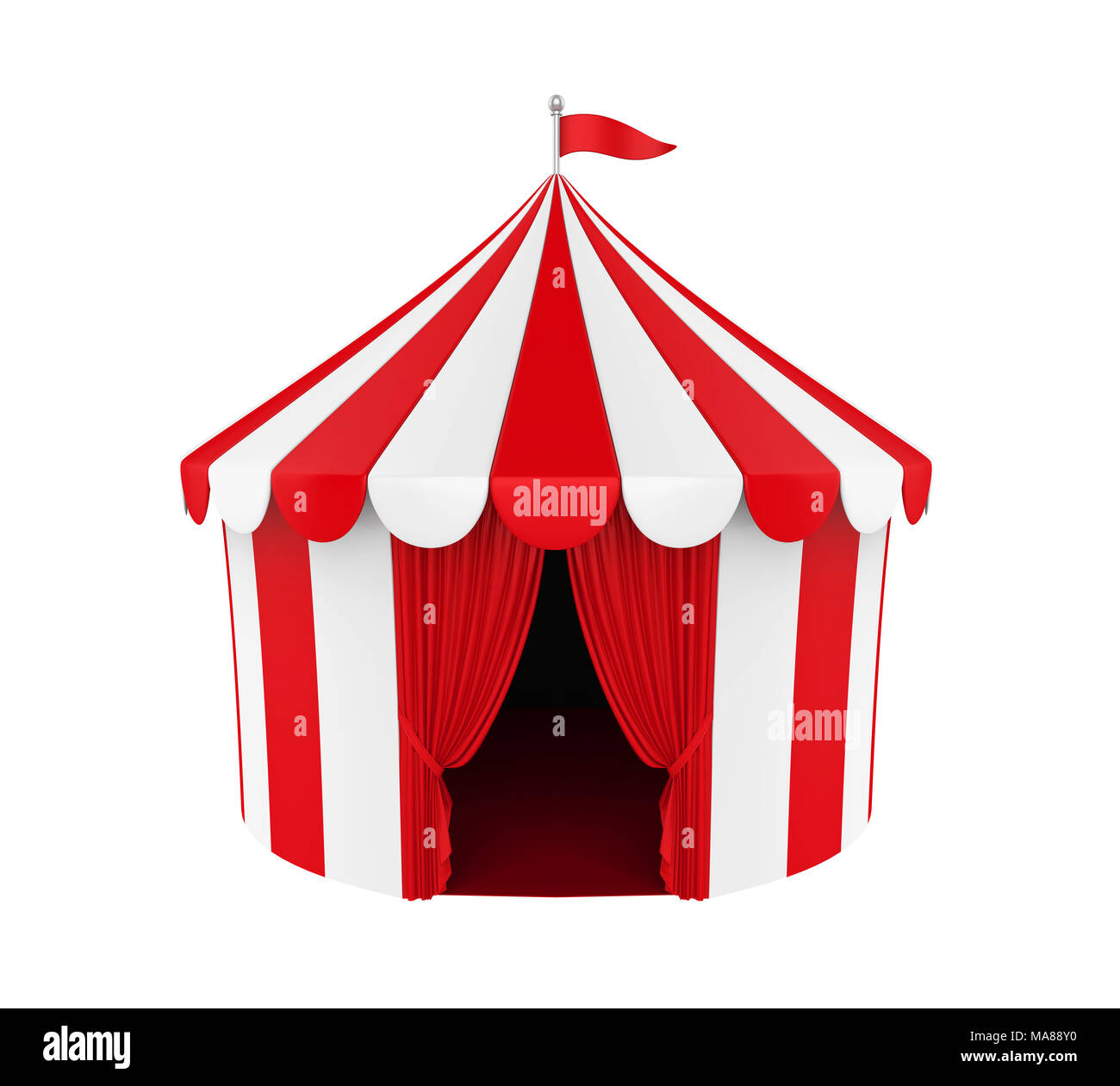 Tente de cirque isolé Photo Stock - Alamy