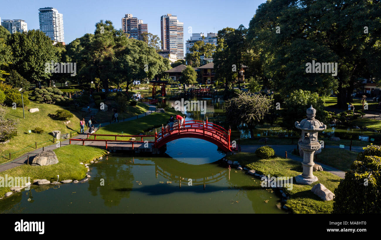 Jardín Japonés de Buenos Aires ;, ou les Jardins Japonais, Banque D'Images