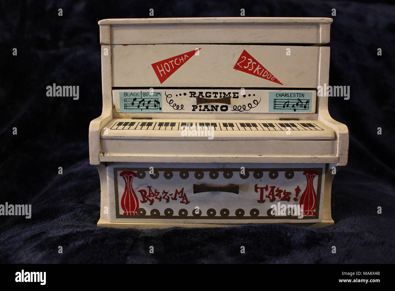 Ancien Piano Jouet Harmony – Jouet Musical Vintage En Bois