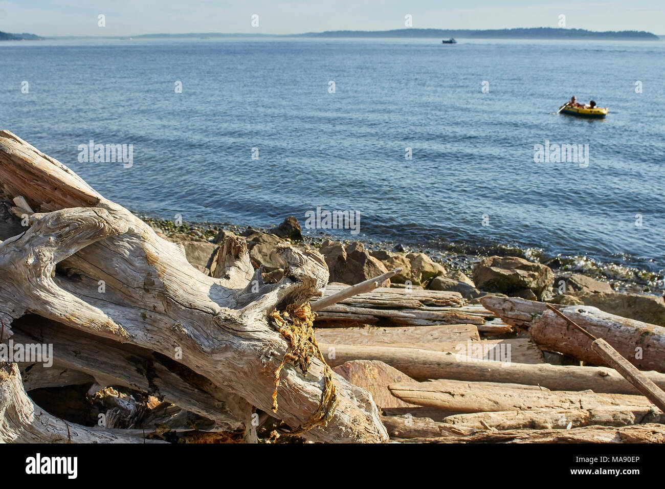 Image prise autour de Alki Beach à Seattle, Washington state Banque D'Images
