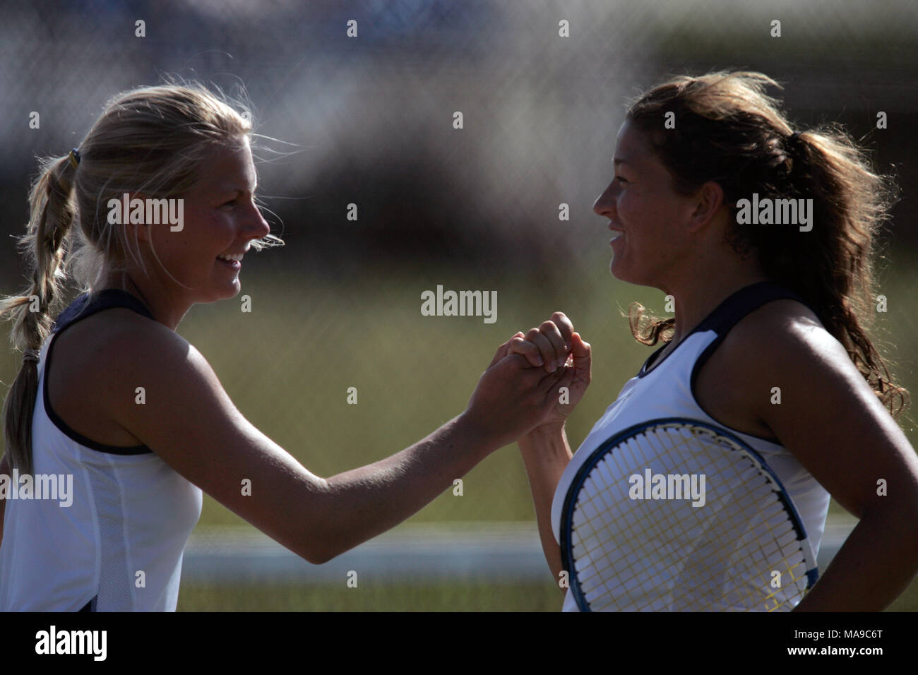 PBAU Women's Tennis vs. Mass Banque D'Images