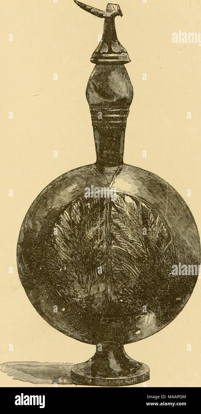 . La terre et ses habitants .. . " Fils d'Isis et d'Osiris." Une avenue de pylônes mène au sanctuaire, dont les bas-reliefs présentent une extraordinaire variété de figures historiques et autres. À cet égard, le Temple de Darius est tout à fait unique.* Toutes les falaises sont percées de chambres funéraires, de tombes chrétiennes qui sont très nombreux. L'oasis de, Three Wells plus au sud, a également conservé un temple égyptien datant de la période romaine. Tout autour de l'oasis sont dispersés de nombreuses ruines, montrant que les terres cultivées couvertes auparavant une bien plus grande e Banque D'Images