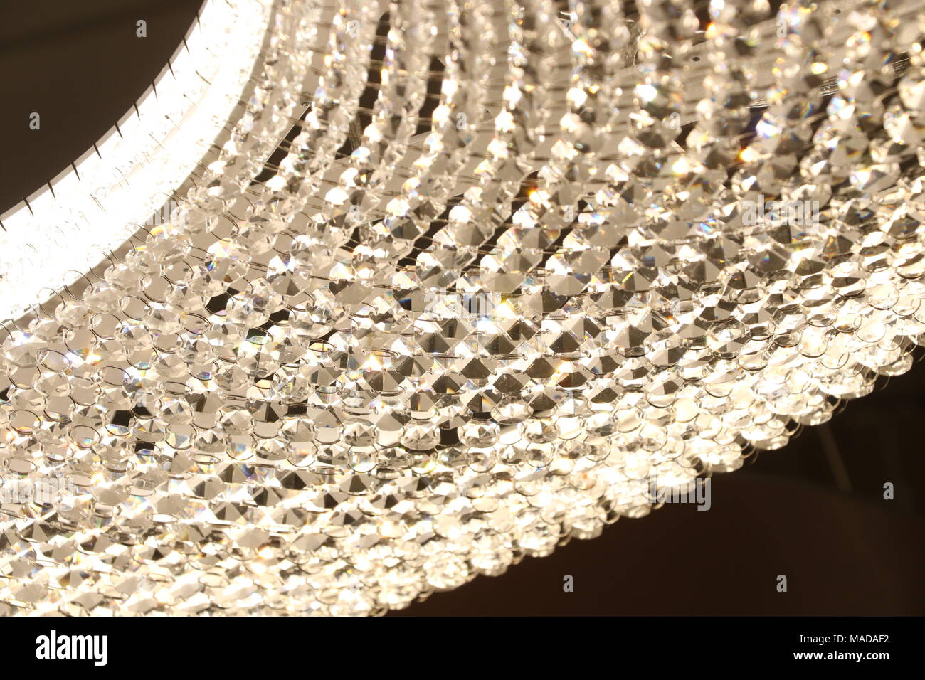 Lustre close-up pour l'utiliser comme arrière-plan Banque D'Images