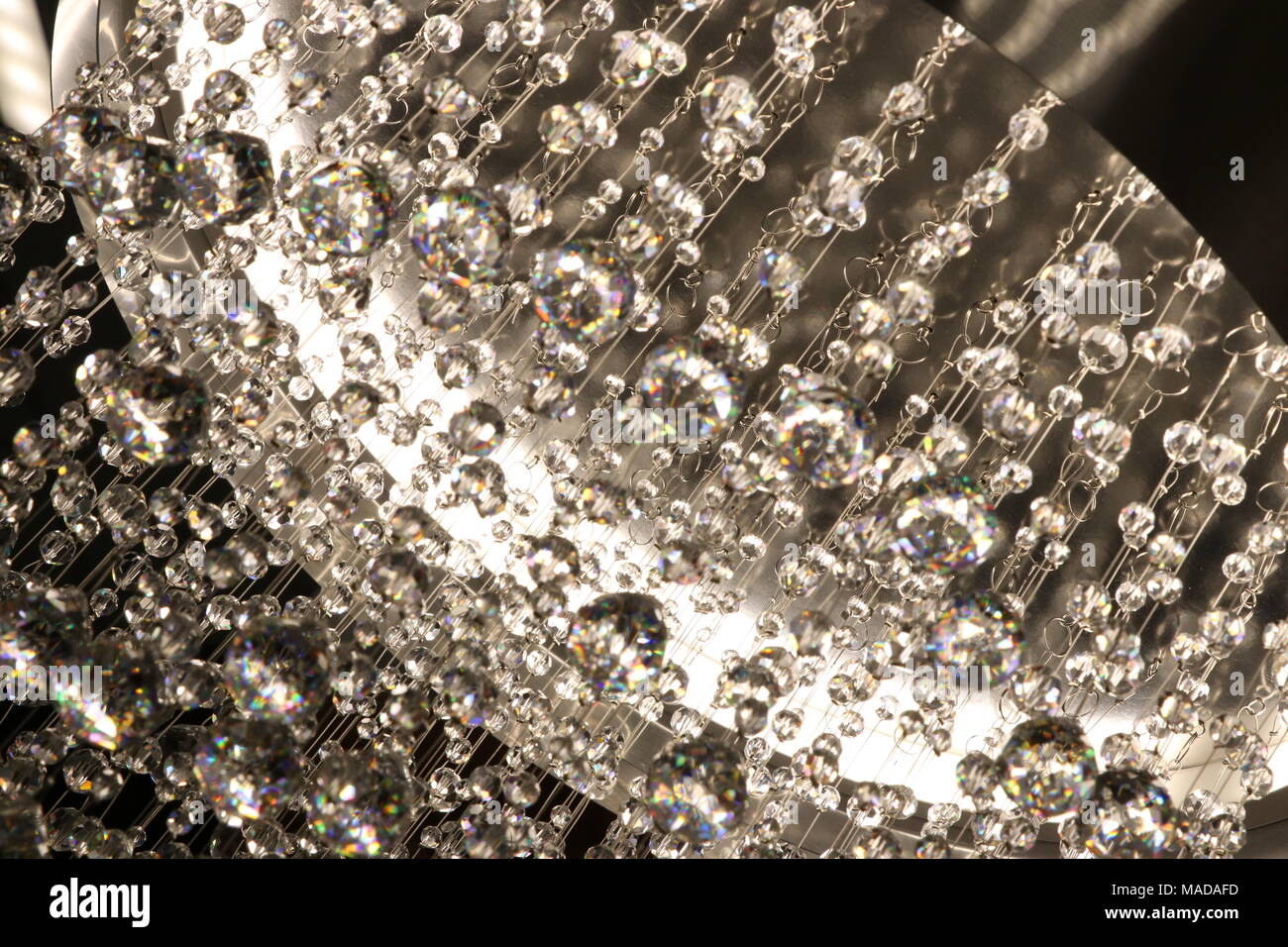 Lustre close-up pour l'utiliser comme arrière-plan Banque D'Images