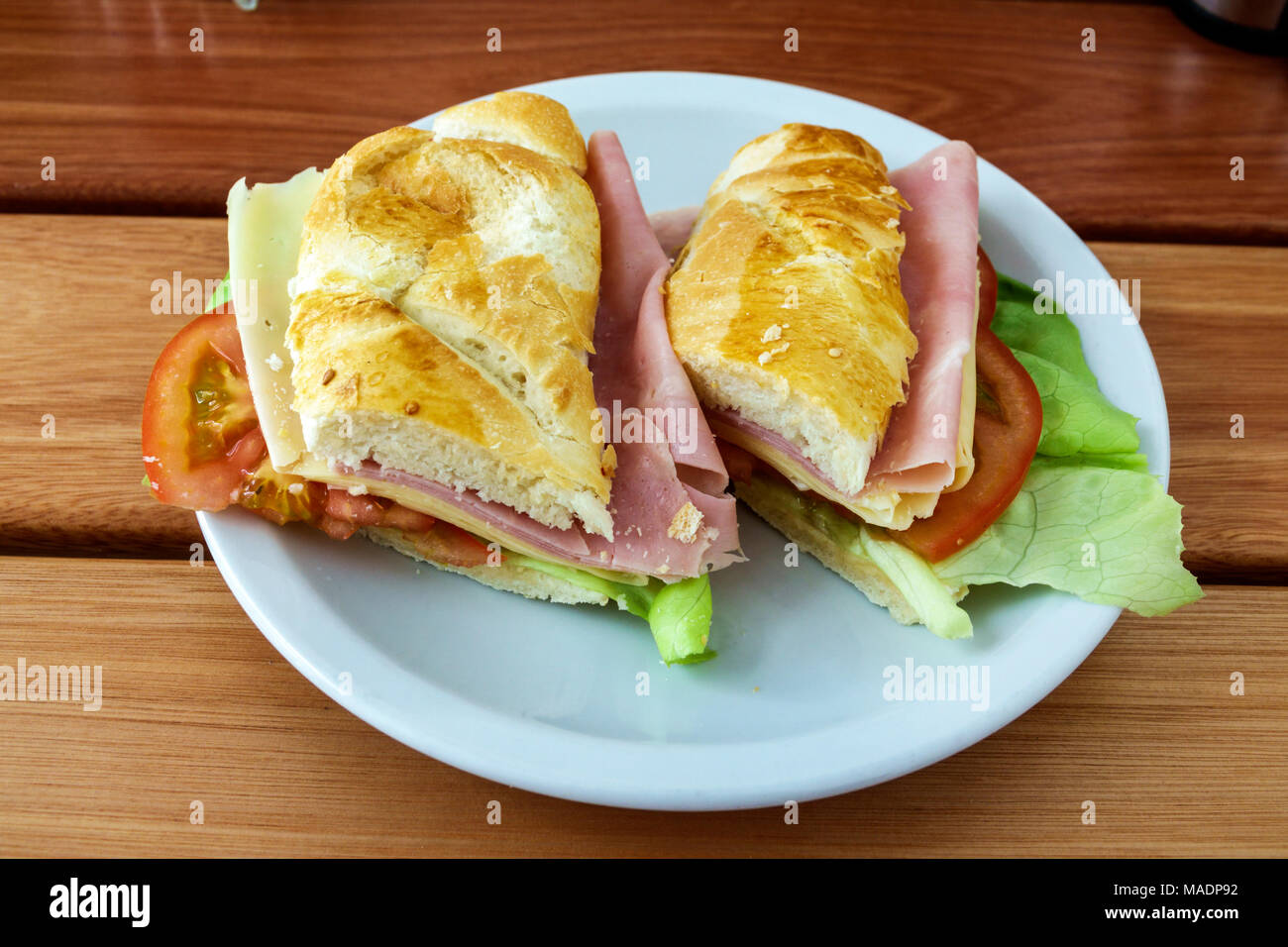 Buenos Aires Argentina,Centro Cultural Recoleta,centre,intérieur,café,sandwich au jambon,hispanique,ARG171130256 Banque D'Images
