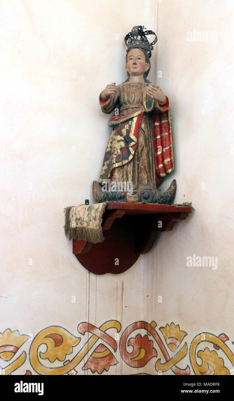 La mission de San Antonio de Padua, fondée par le père Junipero Serra, Jolon, en Californie. Banque D'Images