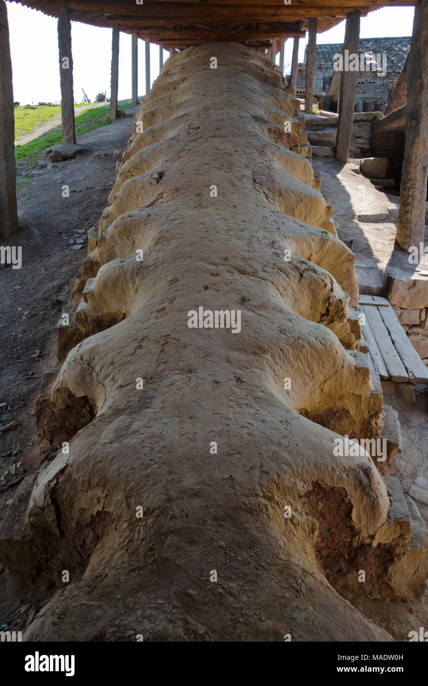Faire de l'atelier de poterie et théières Yixing, Province de Jiangsu, Chine Banque D'Images