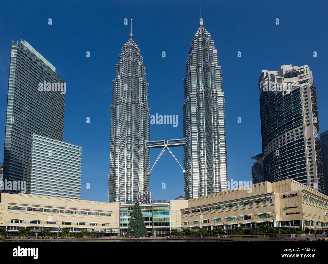 Célèbre Petronas Twin Towers Kuala Lumpur, en Malaisie Banque D'Images