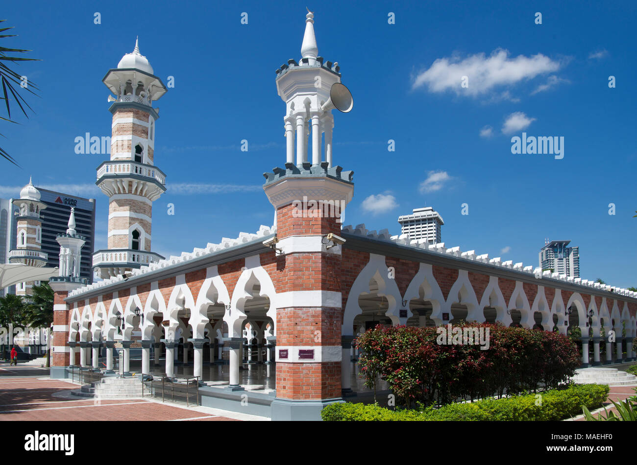 Mosquée Jamek Kuala Lumpur, en Malaisie Banque D'Images