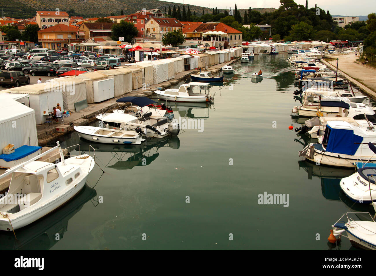 Trogir, en Dalmatie, Croatie, Europe Banque D'Images