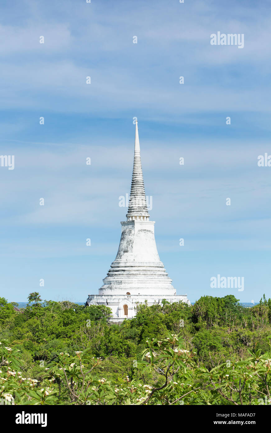 Phra That Chom Phet stupa, Phra Nakhon Khiri historical park, Phetchaburi, Thailand Banque D'Images