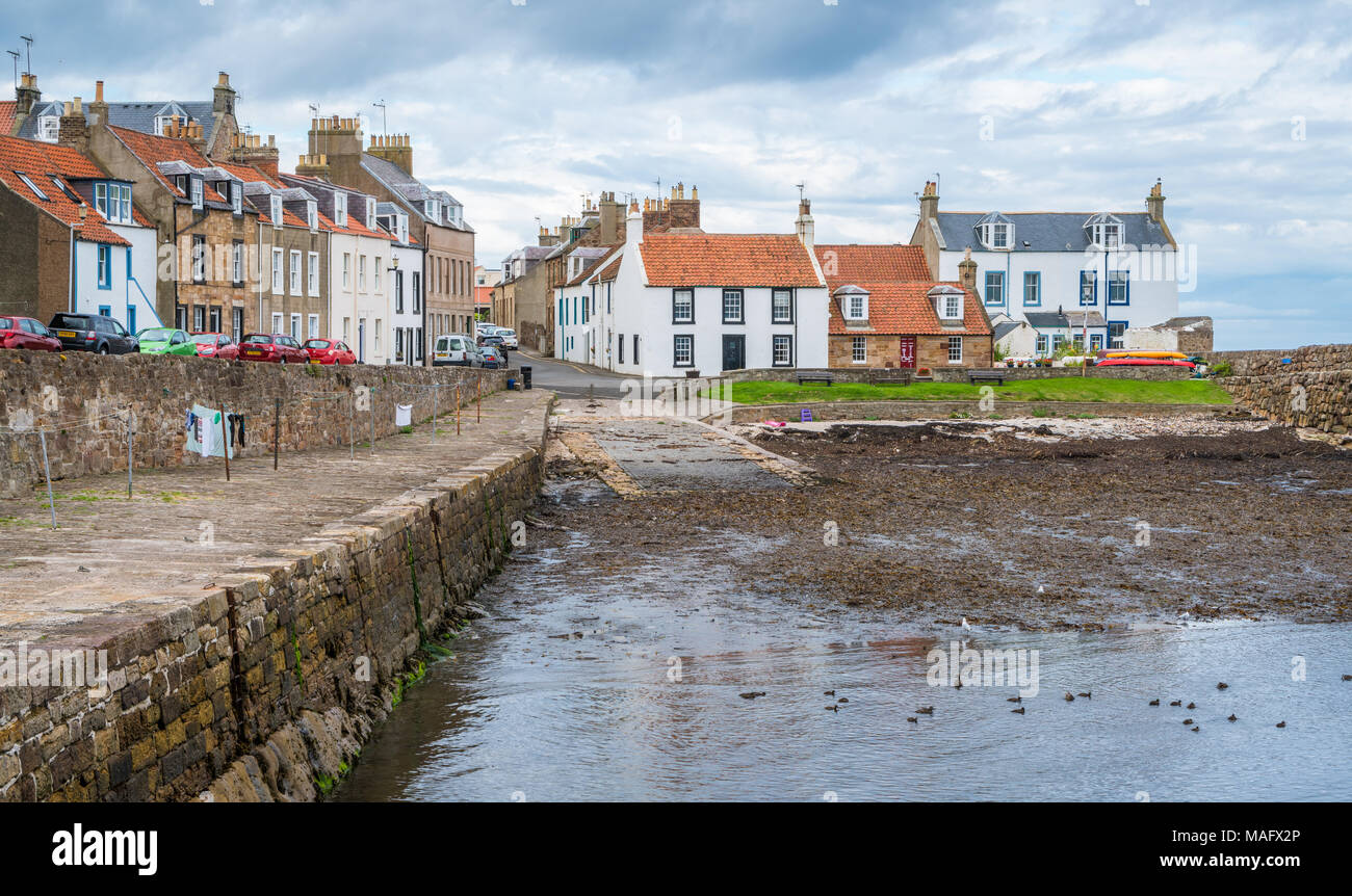 Cellardyke, village de l'Est Neuk de Fife, en Écosse. Banque D'Images