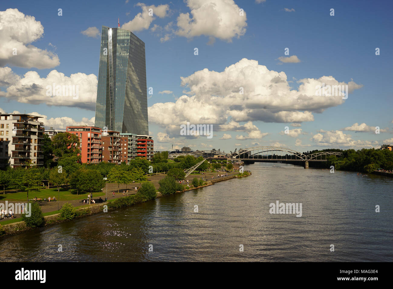 Banque centrale européenne, Francfort, Allemagne, Banque D'Images