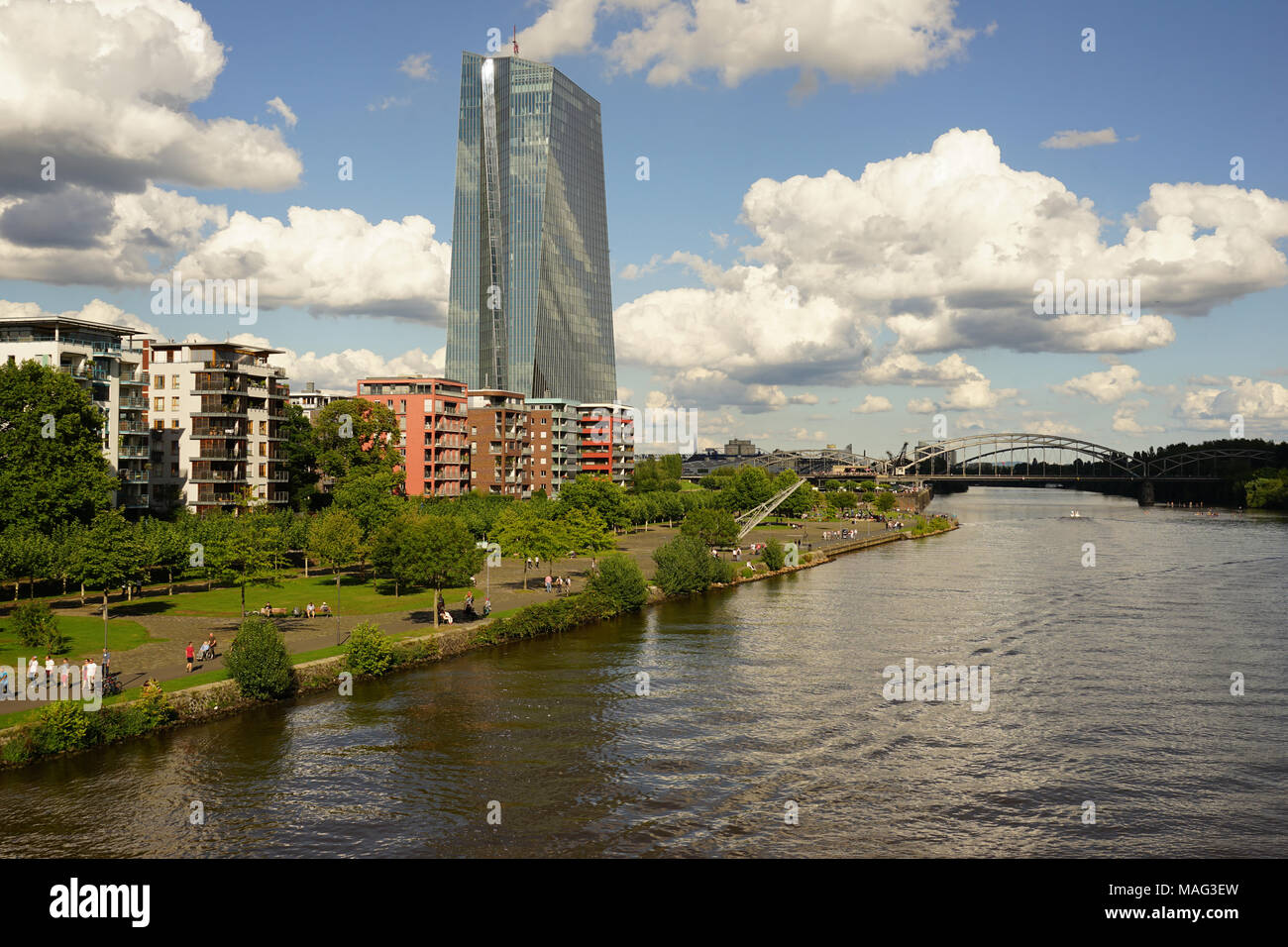 Banque centrale européenne, Francfort, Allemagne, Banque D'Images