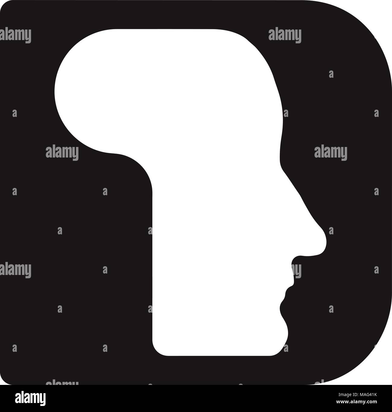 Anglais font lettre majuscule D d - logotype Logo de visages humains robots cyborg, pour la science, thème de l'ordinateur etc, style rétro. Illustration de Vecteur