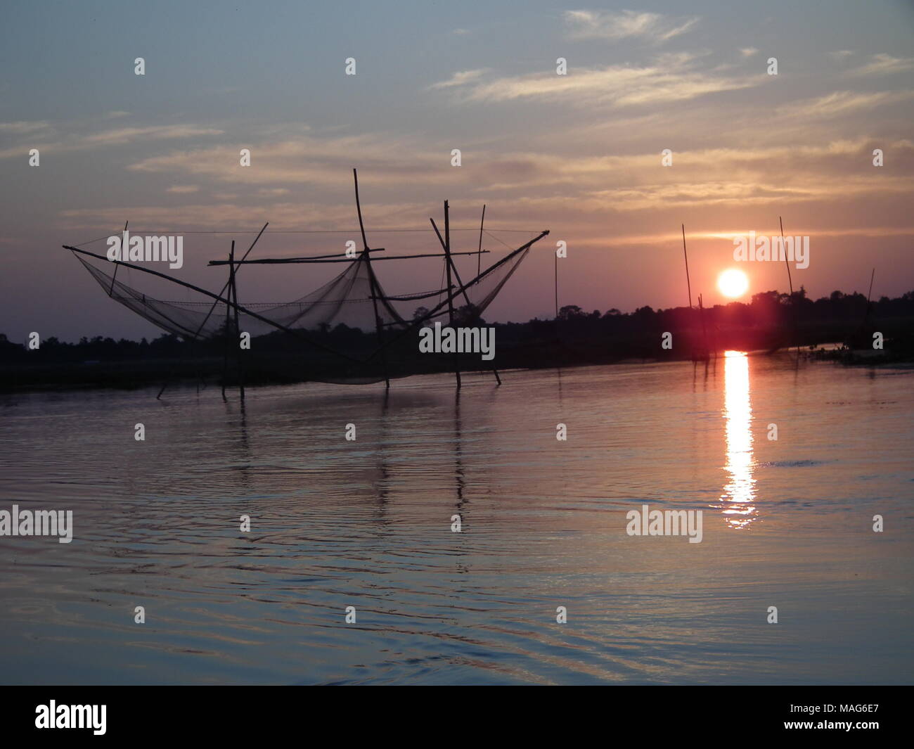 Dès le coucher du soleil Banque D'Images