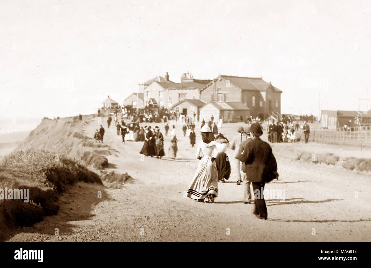 Uncle Tom's Cabin, Blackpool, période victorienne Banque D'Images