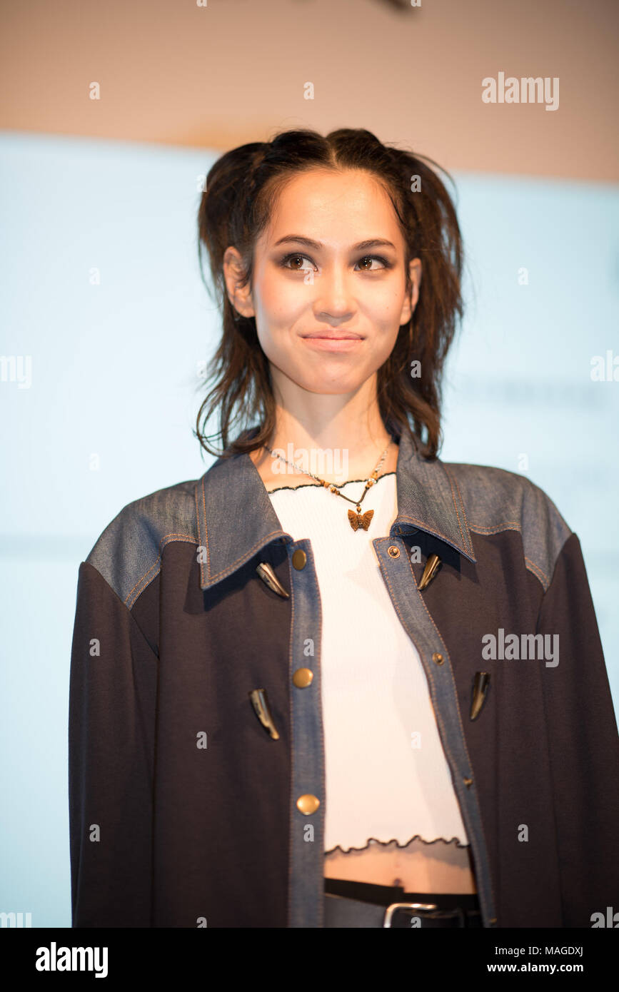 Shanghai, Shanghai, Chine. 30Th Mar, 2018. Shanghai, Chine 30 mars 2018:modèle japonais Kiko Mizuhara à Shanghai Fashion Week. Crédit : SIPA Asie/ZUMA/Alamy Fil Live News Banque D'Images