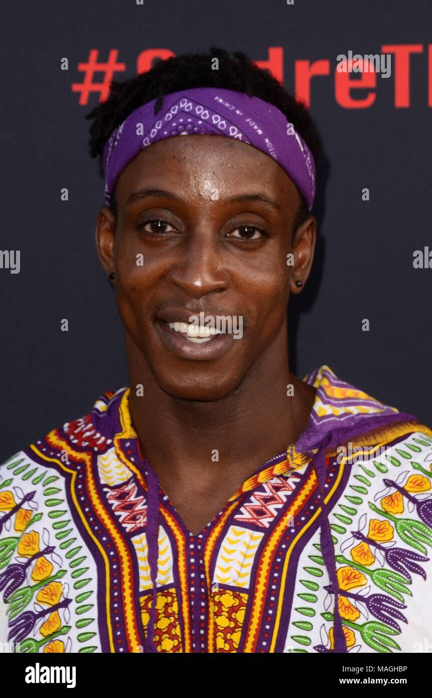 Los Angeles, CA, USA. Mar 29, 2018. Shaka Smith aux arrivées d'André le Géant HBO Premiere, Cinerama Dome, Los Angeles, CA, le 29 mars 2018. Credit : Priscilla Grant/Everett Collection/Alamy Live News Banque D'Images
