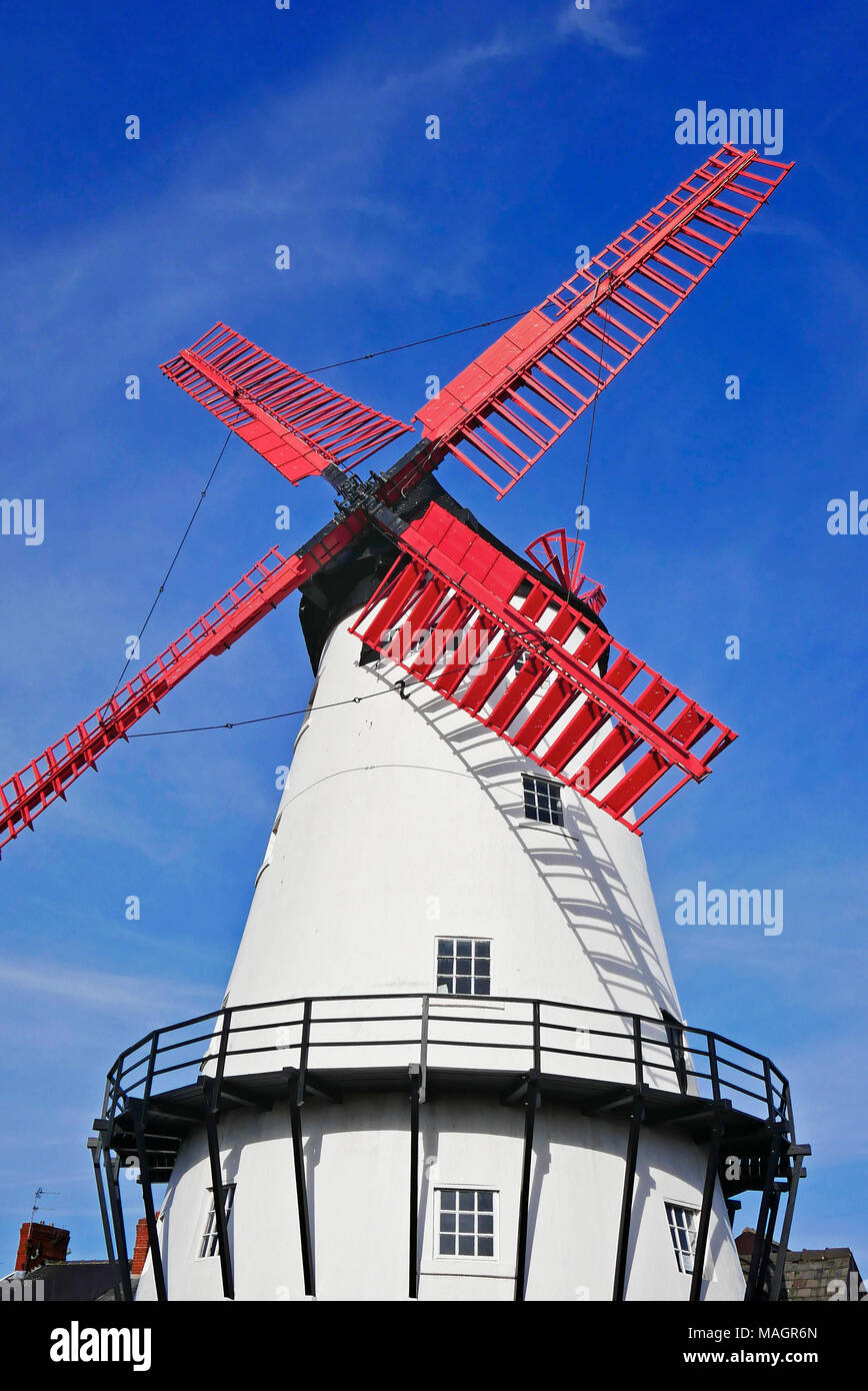 Marsh Mill moulin ,Thornton, Lancashire, Royaume-Uni Banque D'Images