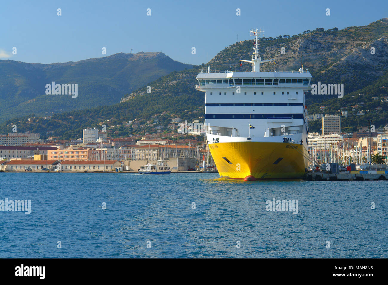 Ferry Toulon/la Corse à la poire Banque D'Images