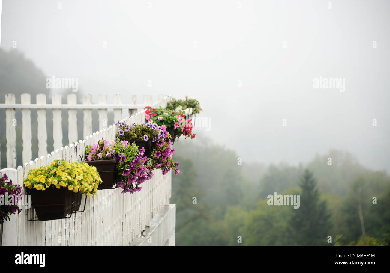 Balcon en Serbie Banque D'Images