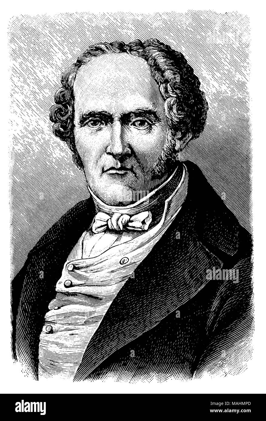 Charles Fourier (1772-1837), Banque D'Images
