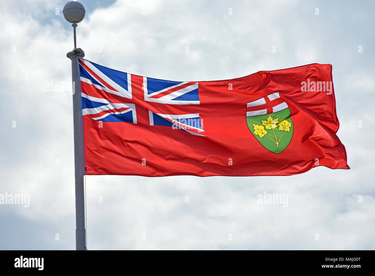 Drapeau ontario Banque de photographies et d’images à haute résolution ...